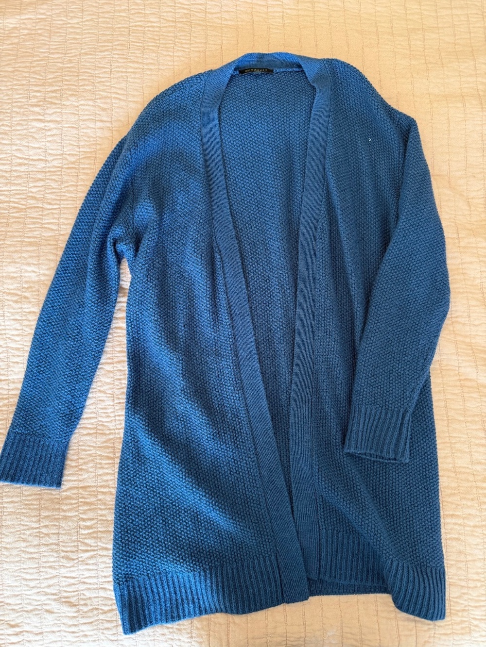 Downeast Navy Open Front Cardigan